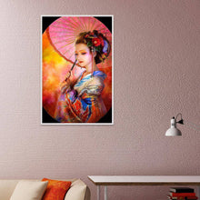 Lade das Bild in den Galerie-Viewer, Schönheit - voller runder Diamant - 40x30cm
