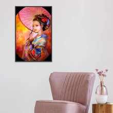 Lade das Bild in den Galerie-Viewer, Schönheit - voller runder Diamant - 40x30cm
