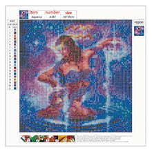 Lade das Bild in den Galerie-Viewer, Aquarius - runder runder Diamant - 30x30cm
