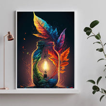 Lade das Bild in den Galerie-Viewer, Flaschenlaterne-Voller Bohrer Diamond Painting
