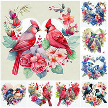 Lade das Bild in den Galerie-Viewer, Wreath Bird-Voller Diamond Painting-30x30cm
