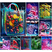 Lade das Bild in den Galerie-Viewer, Flower In Bag-voller Round Diamond Painting-30x40cm

