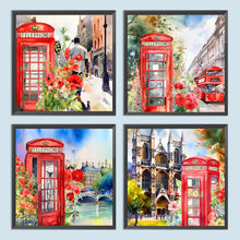 Lade das Bild in den Galerie-Viewer, Telefonzelle-Voller Diamond Painting-30x30cm
