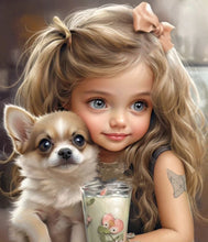 Lade das Bild in den Galerie-Viewer, Life of Pets Girl-voll Round/Square Diamond Painting-30x40cm/40x50cm/50x70cm
