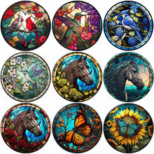 Lade das Bild in den Galerie-Viewer, Stained Glass Animal-VollerDiamond Painting-35x35cm
