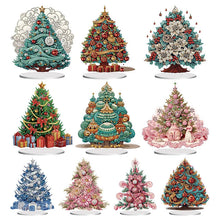 Lade das Bild in den Galerie-Viewer, Weihnachts-Desktop-Ornament mit einseitigem Drill-Diamant-Motiv
