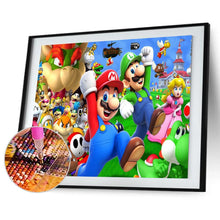 Lade das Bild in den Galerie-Viewer, Super Mario - Vollrunde Diamantmalerei
