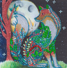 Lade das Bild in den Galerie-Viewer, Wolf - teilweise speziell geformte Diamantmalerei 30 * 40 cm
